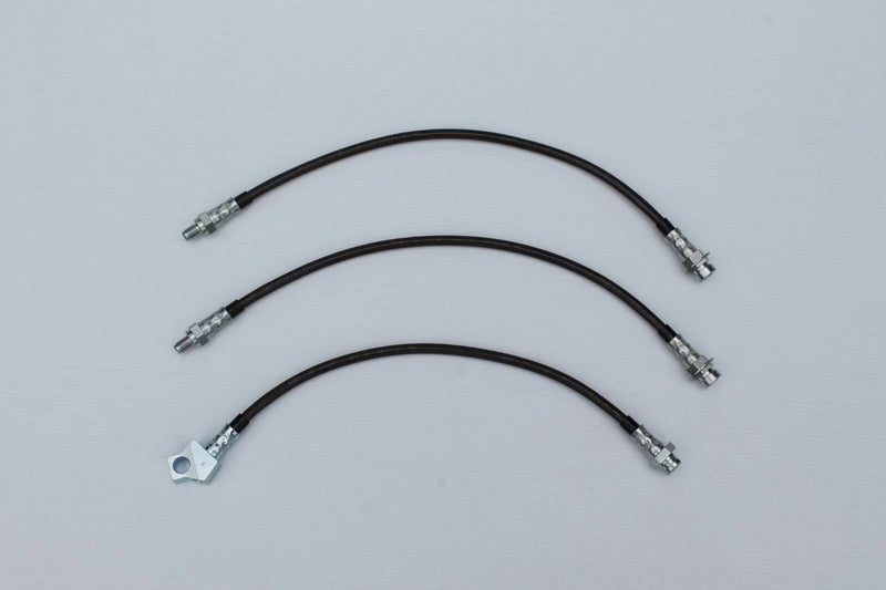 Ford Mustang (1964-1966) Disc / Drum Braided Brake Hose Set (3)