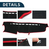 Suzuki Jimny JB64 (2018-2024) Black Red 1 Set Dashboard Cover Mat
