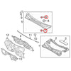 Subaru WRX Legacy 10 Pcs Cowl Panel Retainer Clips (2008-2021)