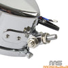 Harley Chopper Cafe Racer Chrome Triangle Retro Headlight