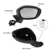 Honda Civic 3 Pin Right Side Exterior Door Mirror Assembly Black (2022-2023)