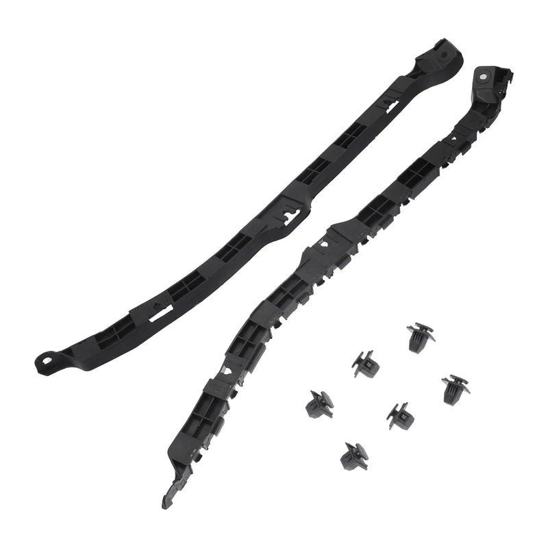 Honda Accord (2008-2012) Black Rear Bumper Support Bracket 1 Pair
