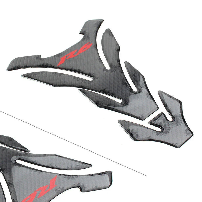 Yamaha R6 Carbon Fiber Tank Pad Decal Protector (2006-2023)