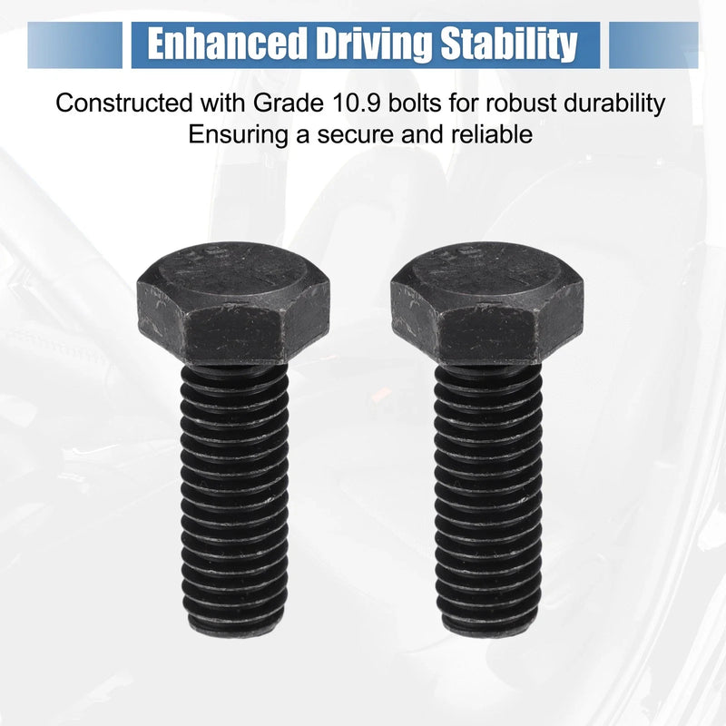 Jeep Wrangler TJ (1997-2006) - Black Metal Set Front Seat Mounting Bolts