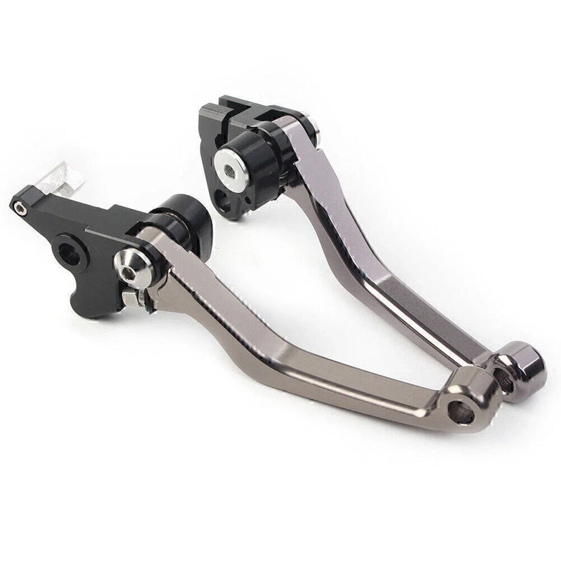 Kawasaki KLX250 D-Tracker Aluminum Pivot Dirt Clutch Brake Levers (93-97)