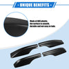 Toyota Land Cruiser (2008-2021) Black 4 x Roof Rack Side Rail End Covers