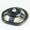 Mini R55 R56 R57 R60 R61 Carbon Leather Yellow Steering Wheel (2006-2016)