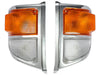 TOYOTA Land Cruiser 70 Series 2 x Corner Lamp Light Turn Signal LH RH Set