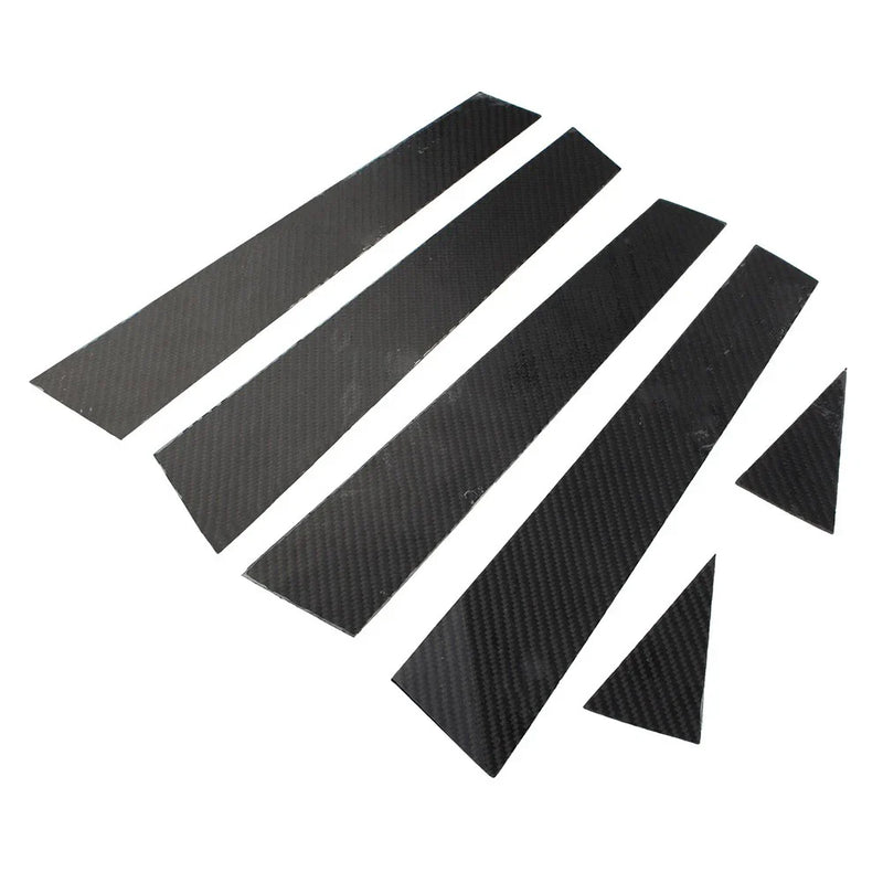 Audi A3 6 x Exterior Door Window B Pillar Post Cover Trim (2014-2018)