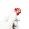Ford Mustang (2024-2025) Red Carbon Fiber Start Stop Button Cover Sticker