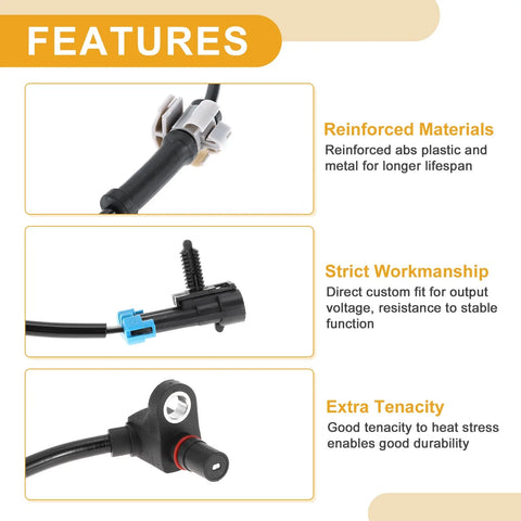 Chevrolet Express Front ABS Wheel Speed Sensor