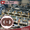 Make Model Oil Seal 2 x 20x40x5mm Brown Rotary Shaft Seal FKM Rubber