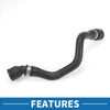 BMW X5 (2000-2003) Rubber Black 1 Pc Engine Radiator Hose
