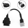 Suzuki Motorcycle Scooter ATV 6 Pin OBD2 Diagnostic Plug Adapter