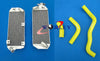 Suzuki DRZ400S / DRZ400SM Aluminum Radiator & Red Hose (2000-2011)