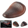 Harley Bobber Chopper Brown Alligator Motorcycle Leather Solo Driver Seat