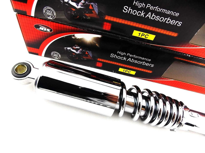 Honda CB200 317mm JBS Chrome Rear Shock Absorbers
