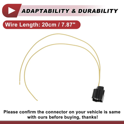 Nissan Qashqai Set DRL Daytime Running Light Socket Wiring (2007-2013)