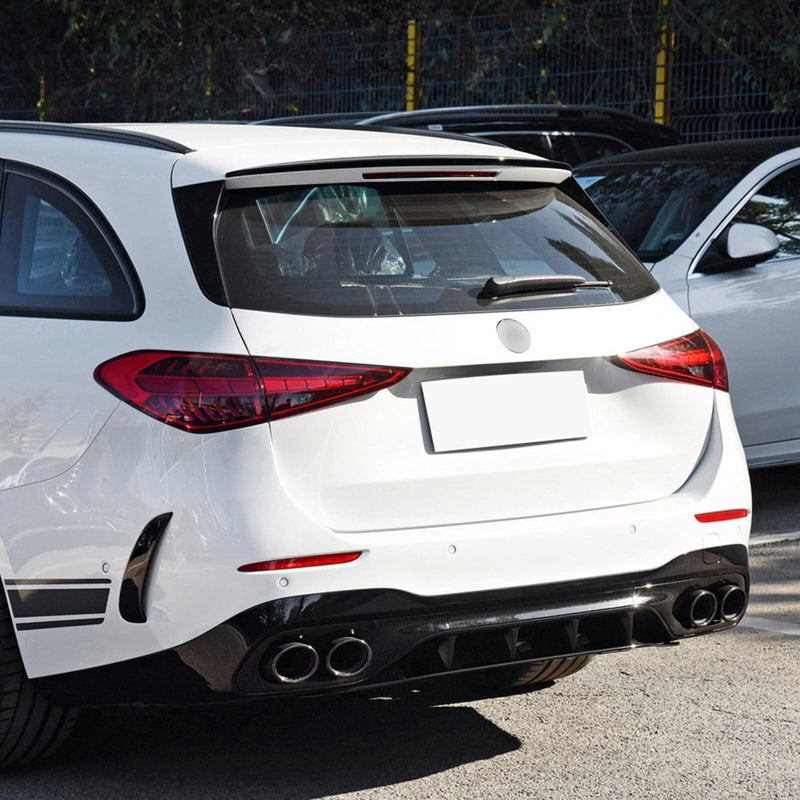 Benz S206 Estate Wagon Rear Boot Spoiler Lip (2022-2024)