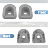 Ford (2007-2014) - 1 Pair, Gray Plastic Door Panel Trim Lock Knob Grommet