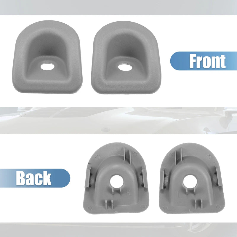 Ford (2007-2014) - 1 Pair, Gray Plastic Door Panel Trim Lock Knob Grommet