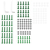 F2 158 Piece Green Aluminium Fairing Screw Trim Bolts Set