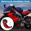 Motorcycle Handlebar Hook Red Aluminum Alloy