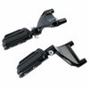Harley Sportster 883 1200 Black Rear Passenger Footpeg Mount (2004-2013)