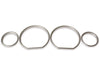 BMW 3 Series E36 Z3 M3 Dashboard Gauge Rings Silver (1992-1999)