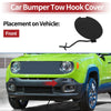 Jeep Renegade (2015-2020) Black 1 Pc Front Tow Hook Cover