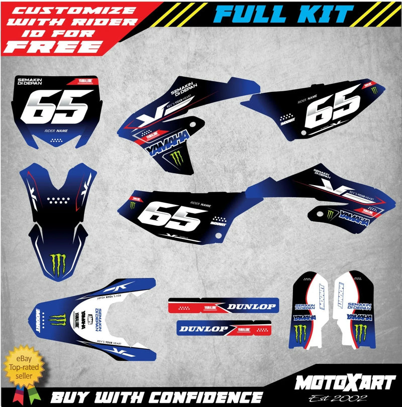 Yamaha YZ 65 FURY STYLE Full Sticker Kit Decals