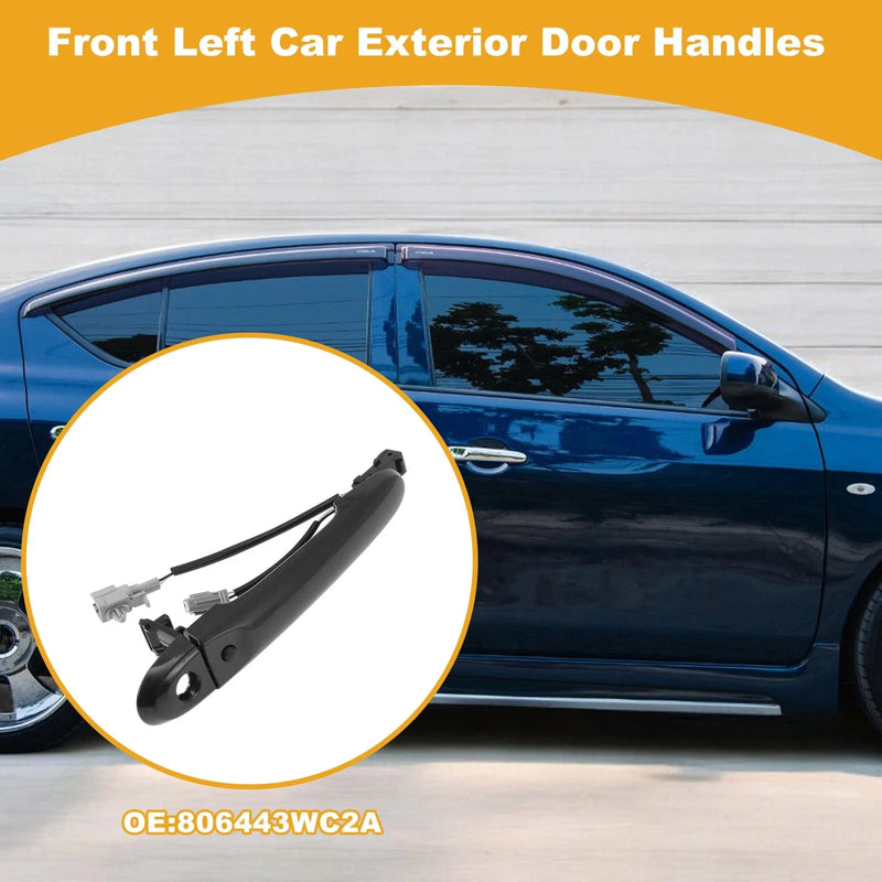Nissan Versa (2007-2012) Black Front Driver Side Door Handle