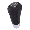 Car Manual Shifter 5 Speed Black Leather Gear Shift Knob (All Years)
