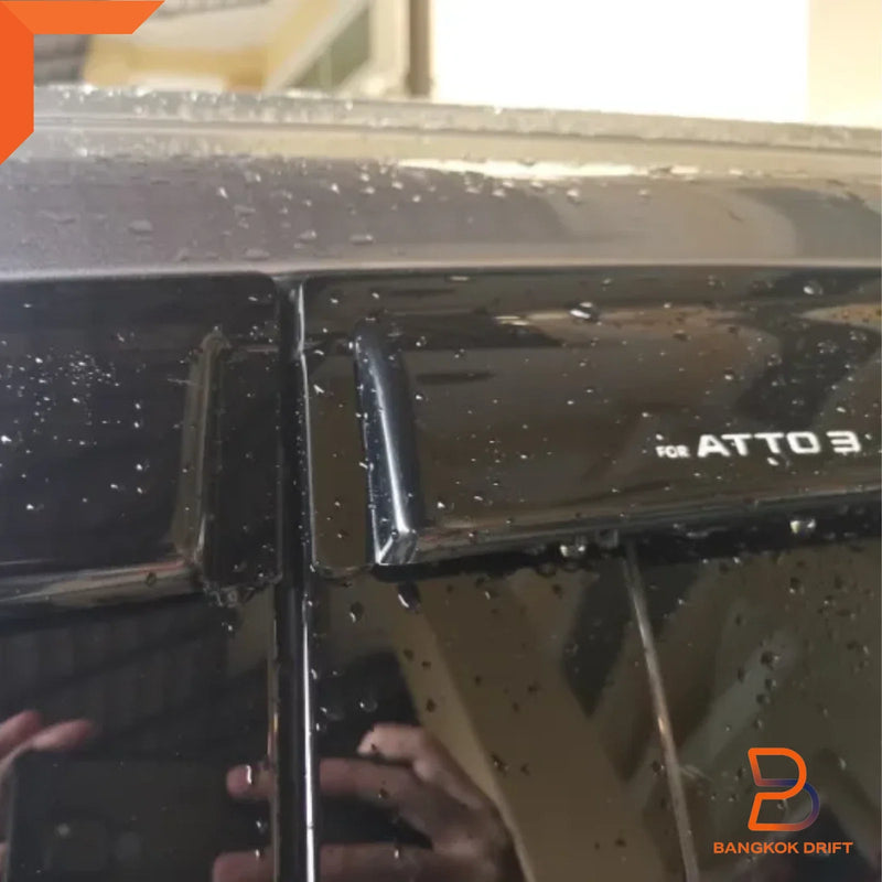 BYD Atto3 SUV Black Weather Shield Window Visor Rain Guard (2022-2024)