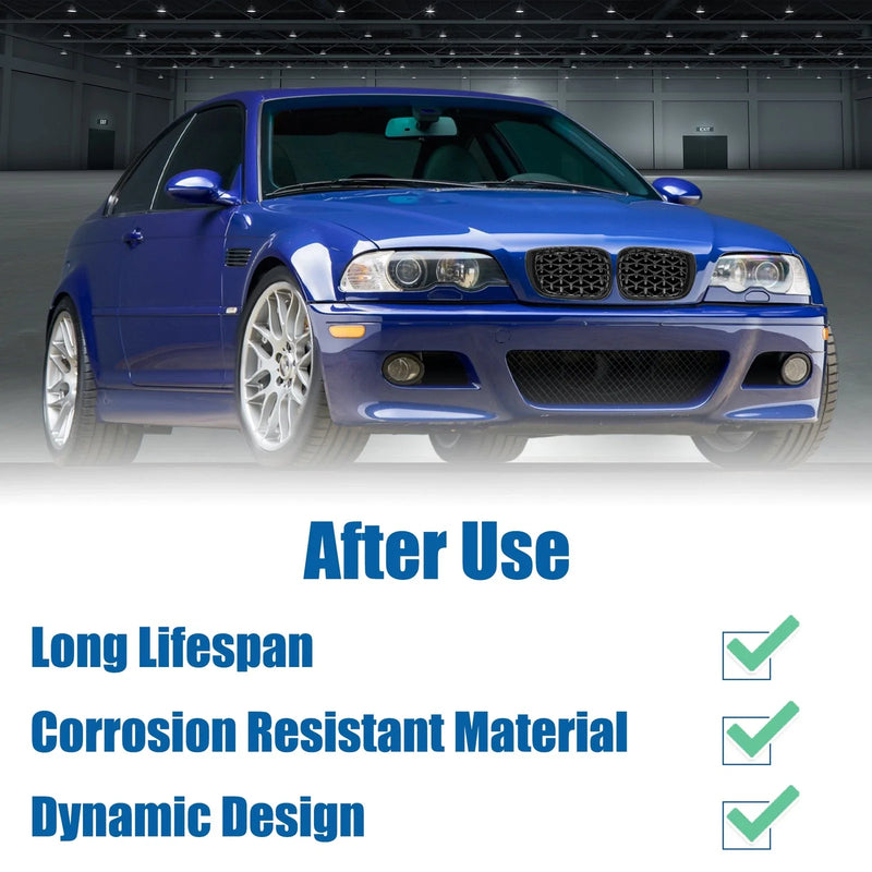BMW 3 Series (2002-2005) Gloss Black 1 x Front Hood Bumper Grille Grill