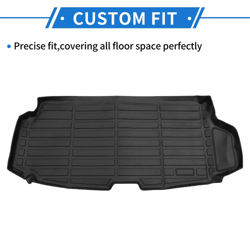 Volvo XC90 (2016-2024) Long Stripe Pattern TPE Cargo Liner Rear Trunk Mat