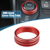 Jeep Cherokee, Compass 2014-2021, Red 4WD Knob Cover Trim