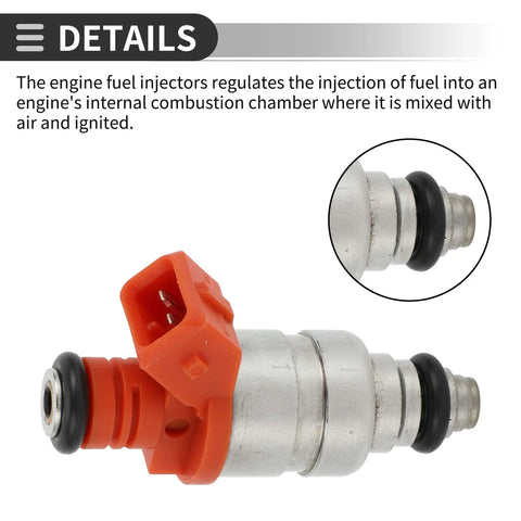CHEVROLET Matiz (2005-2013) - Silver Tone 1 x Pc Fuel Injector 0.8
