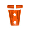 Jeep Wrangler 2007-2018 Orange Engine Hood Hinge Covers