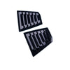 Chevrolet Cruze 2 x Glossy Black Vent Scoop Louver Trim (2016–2019)