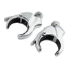 Harley Fat Bob FXLR (2018-2025) Chrome 4 x 49mm Windshield Clamps