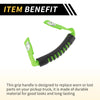 Jeep Wrangler Roof Rope Handle Green Roll Bar Grab Handles
