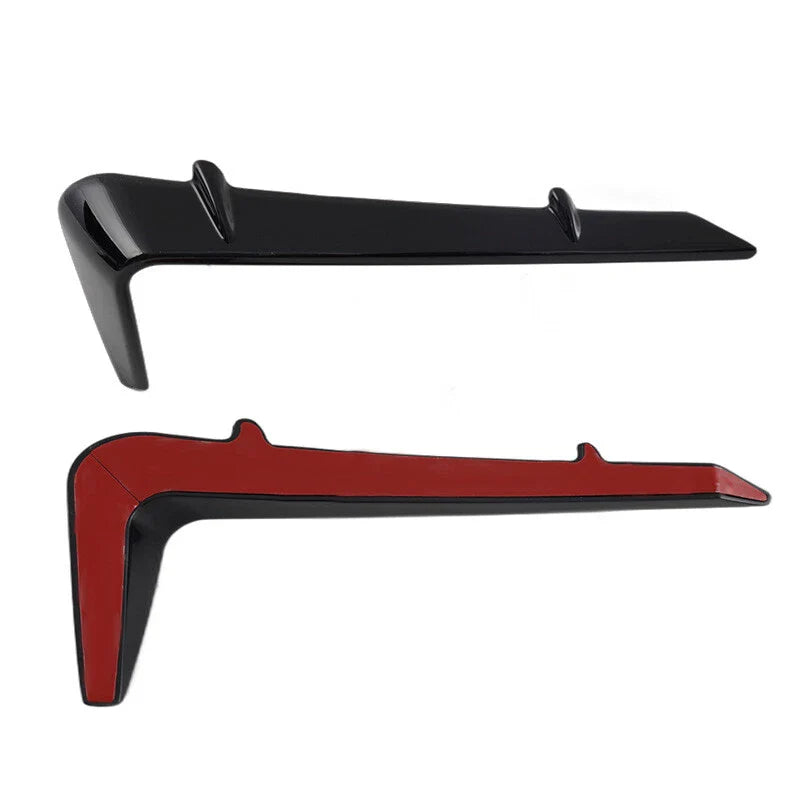 Land Rover Defender Gloss Black Front Fog Lamp Light Strip Trim (2020-2025)