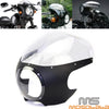 Harley Suzuki Kawasaki Honda 5 3/4" Retro Headlight Fairing w/Windshield
