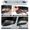 BMW X3 G01 / iX3 G08 1 Pair Carbon Fiber Pattern Mirror Cover Overlay