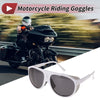 Motorcycle 1 x Motorcycle Goggles Deep Gray Lens Frame Tri-acetel Cellulose