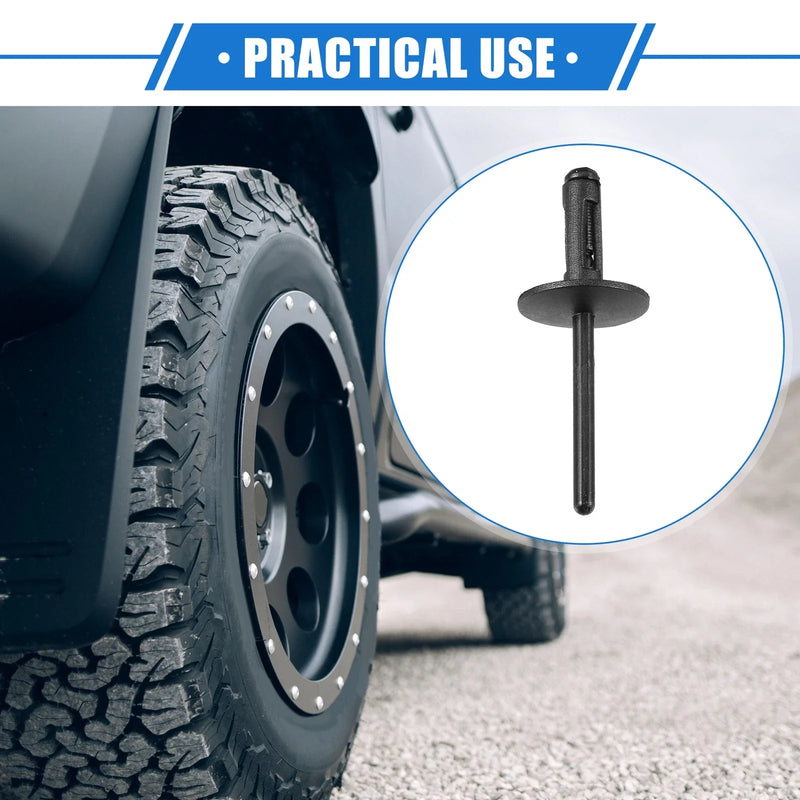 BMW X1 (2013-2023) Durable Plastic Black 15 pcs Fender Liner Rivet