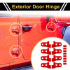 Jeep Wrangler JL Gladiator Red Door Handle Hinge Cover Trim (2018-2023)