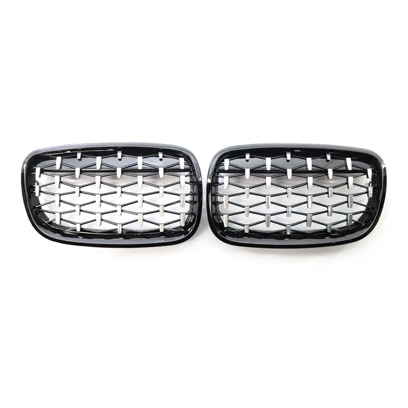 BMW X5 X6 Diamond Grille Front Bumper Kidney (2007-2013)