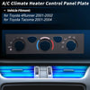 Toyota 4Runner A/C Climate Heater Control Panel Plate